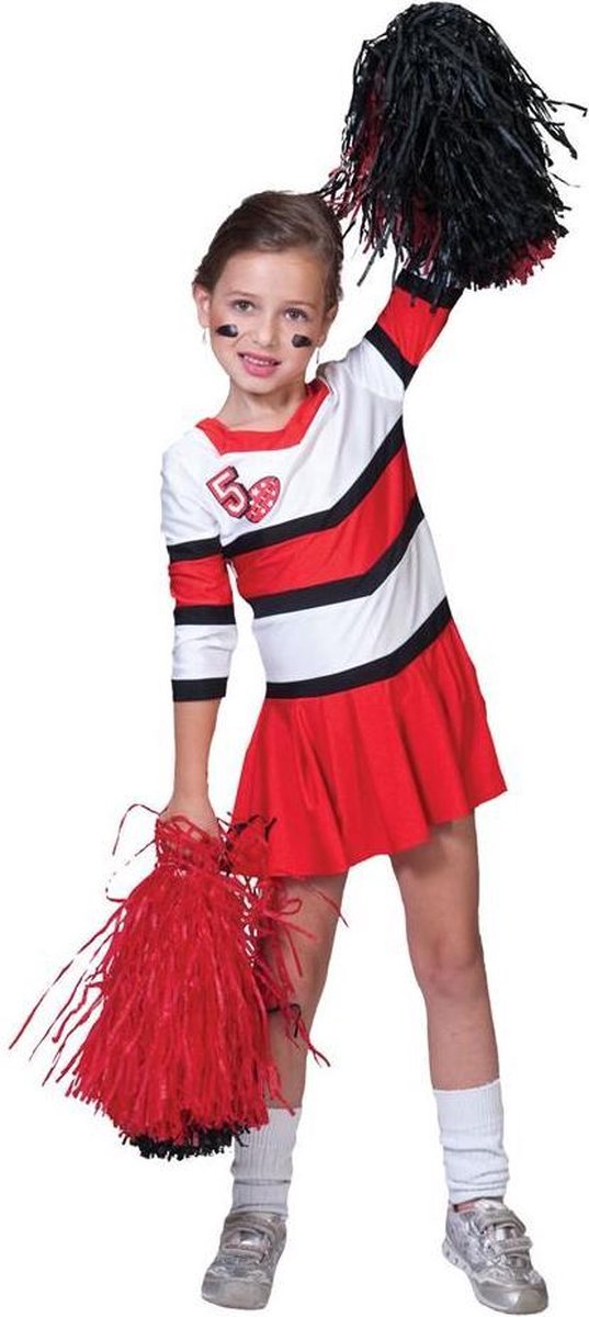 Kostuum | Cheerleader Angie | Meisjes| Maat 152 | Verkleedkleding